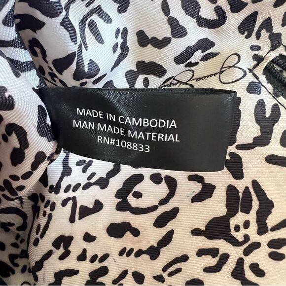 Jessica Simpson Lacey Straw Faux Leather Boho Beachy Tote Bag In Natural - Picture 9 of 14